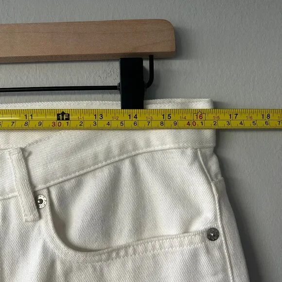 APC Jeans Petit New Standard White Denim Size 31 Women’s Straight Leg - Picture 6 of 8